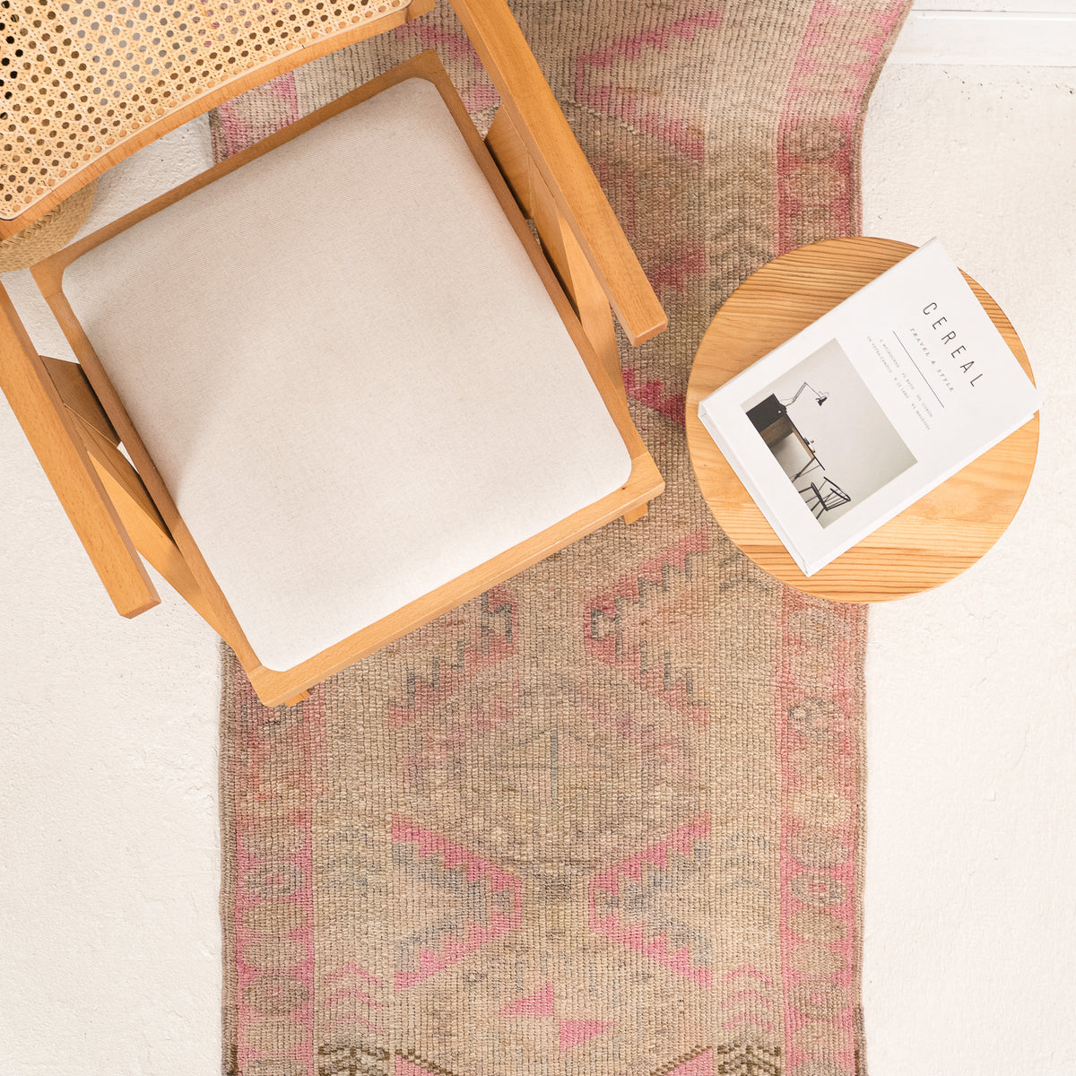 Oriental Beige Runner Rug