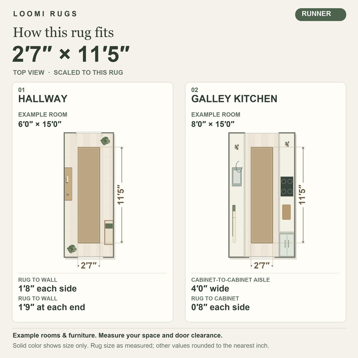 3x11 Rug Size Guide