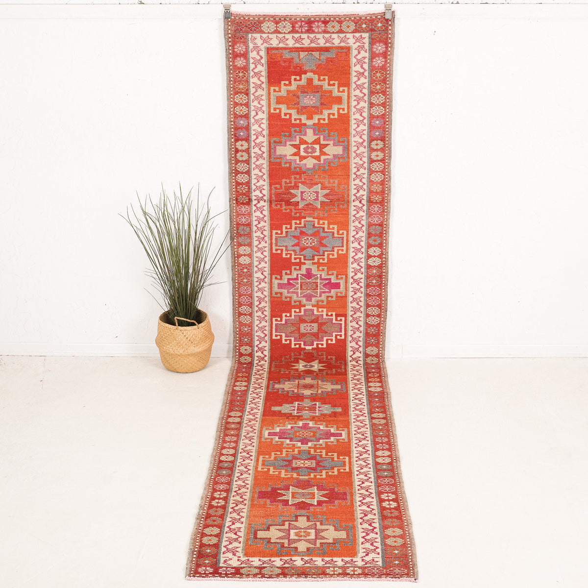Nazaria - Vintage Turkish Runner Rug