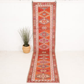 Nazaria - Vintage Turkish Runner Rug