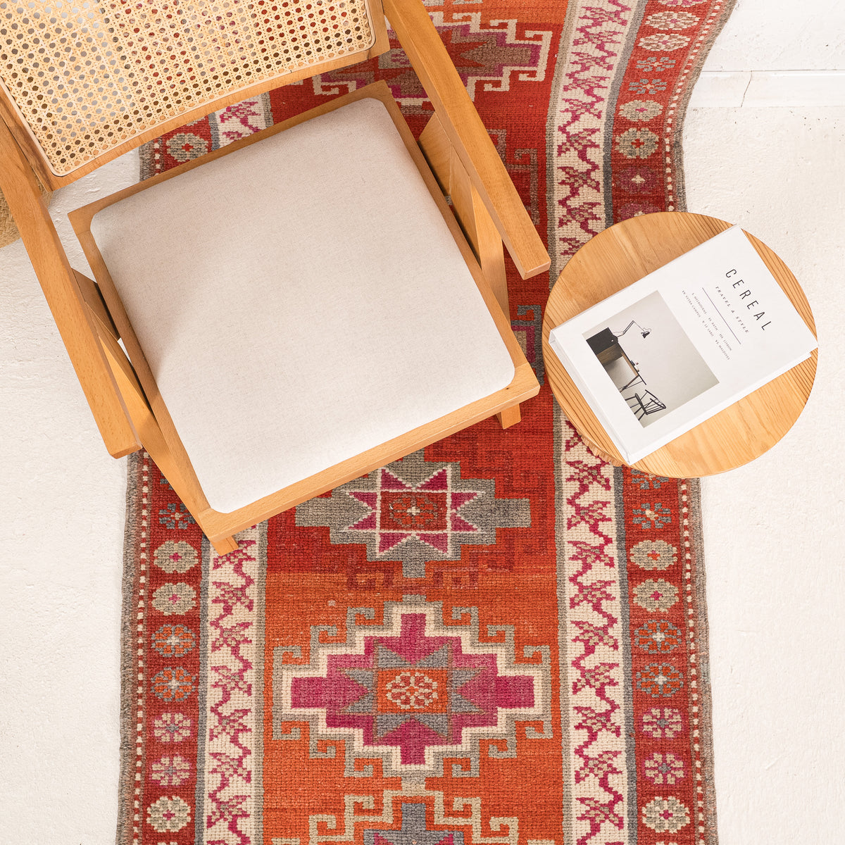 Oriental Orange Runner Rug