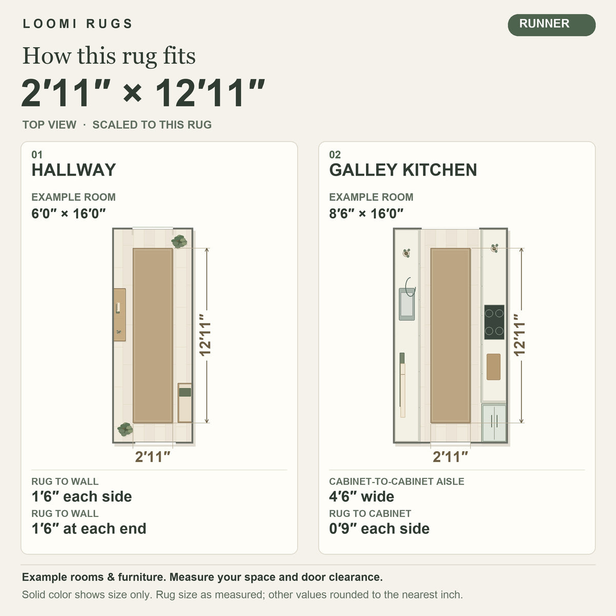 3x13 Rug Size Guide