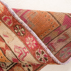 3x13 Orange Runner Rug