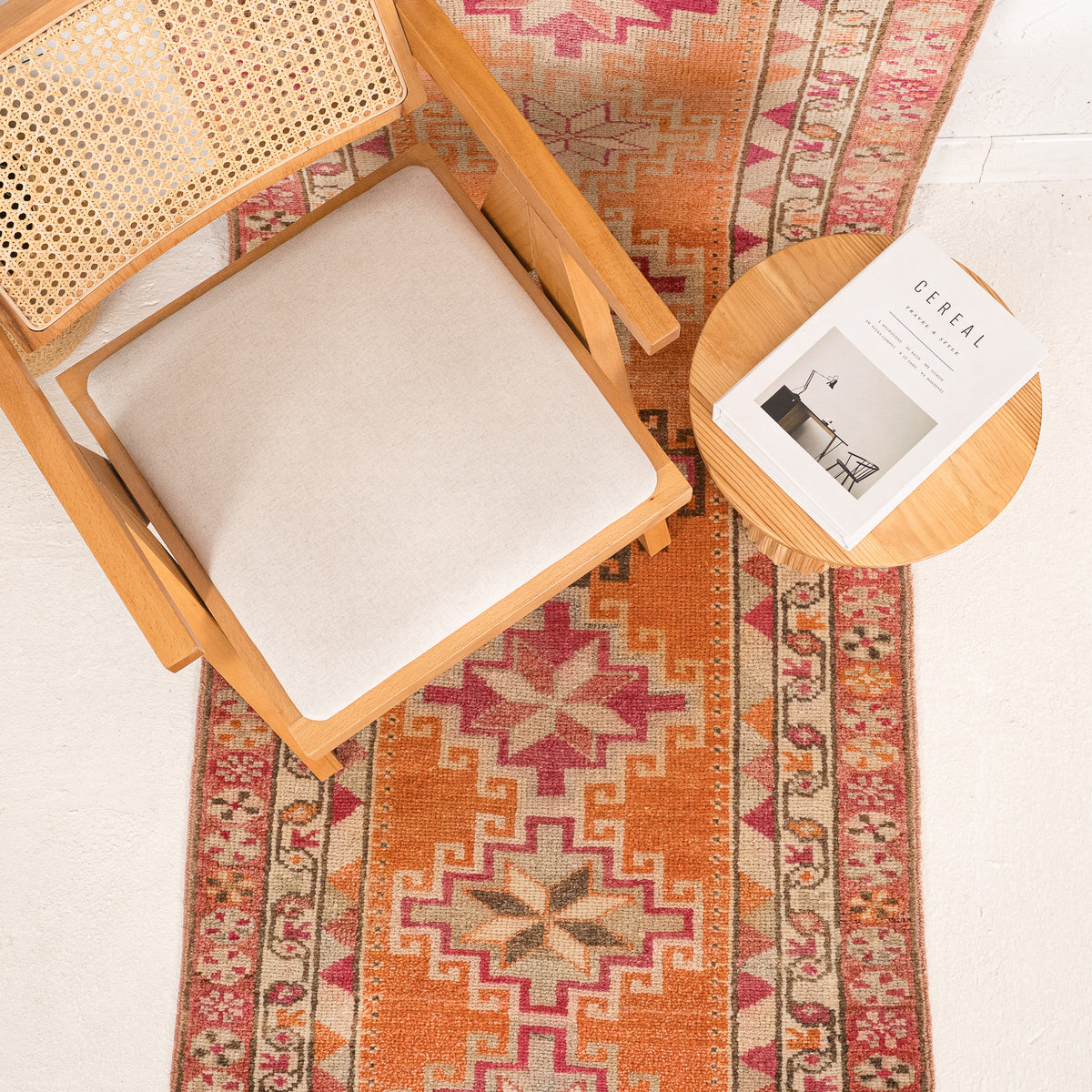 Oriental Orange Runner Rug