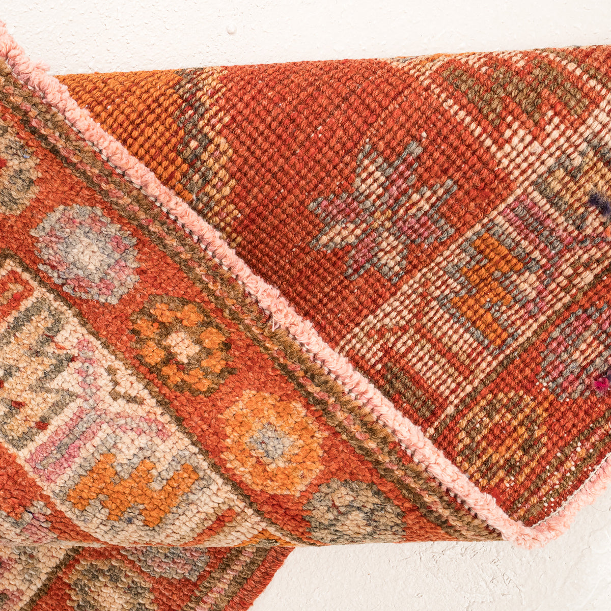 3x14 Orange Runner Rug