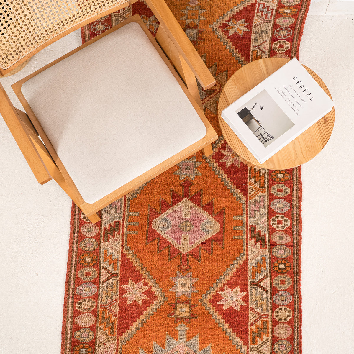 Oriental Orange Runner Rug