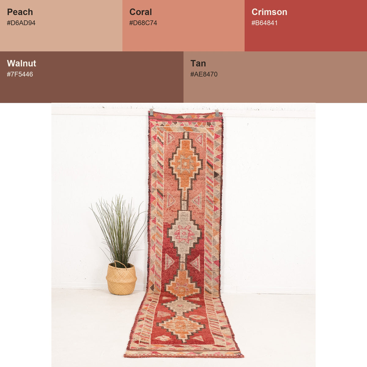 Runner Red Antique Rug