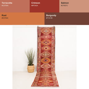 Runner Red Antique Rug