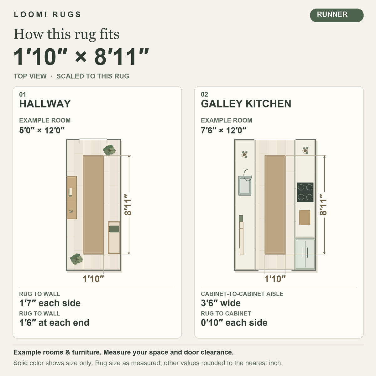 2x9 Rug Size Guide
