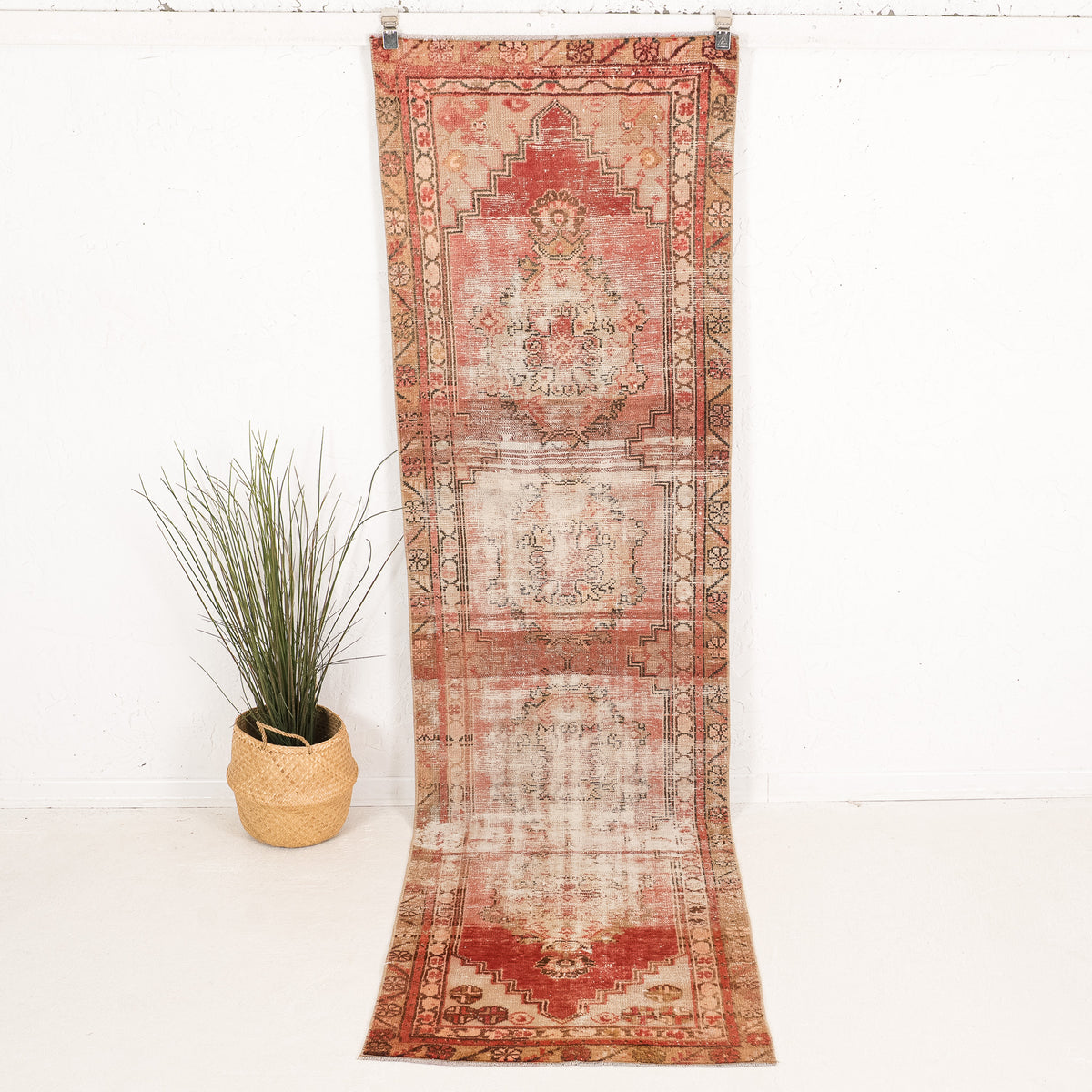 Justinina - Vintage Turkish Runner Rug