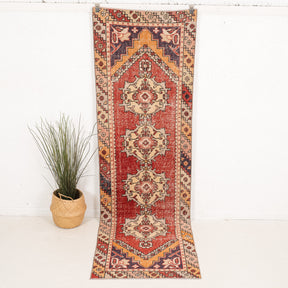Anastasinda - Vintage Turkish Runner Rug