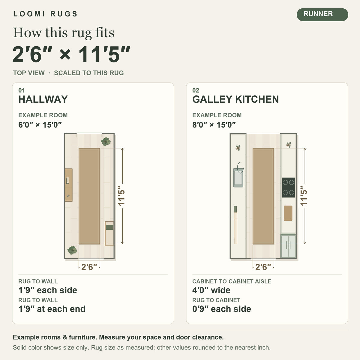 3x11 Rug Size Guide
