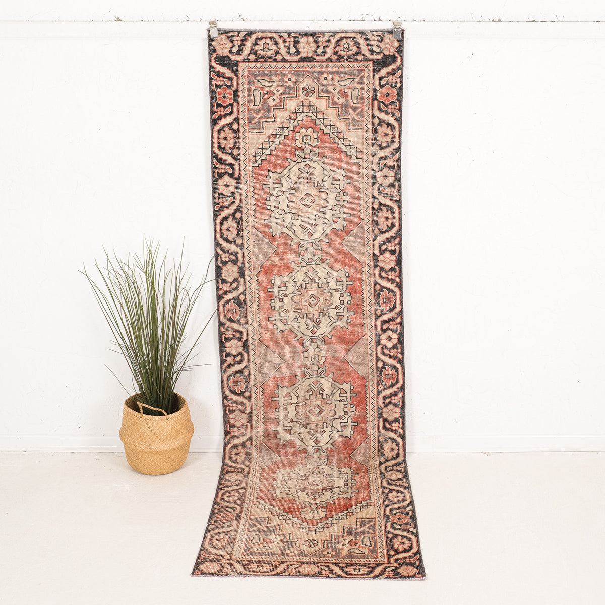 Hildegarinia - Vintage Turkish Runner Rug