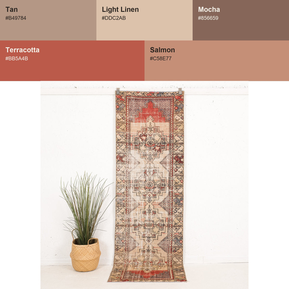 Runner Beige Antique Rug