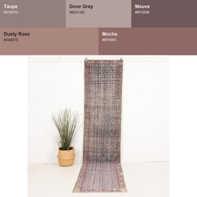 Runner Gray Antique Rug