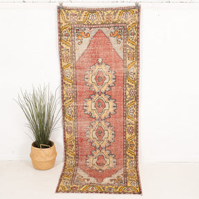 Margaria - Vintage Turkish Runner Rug