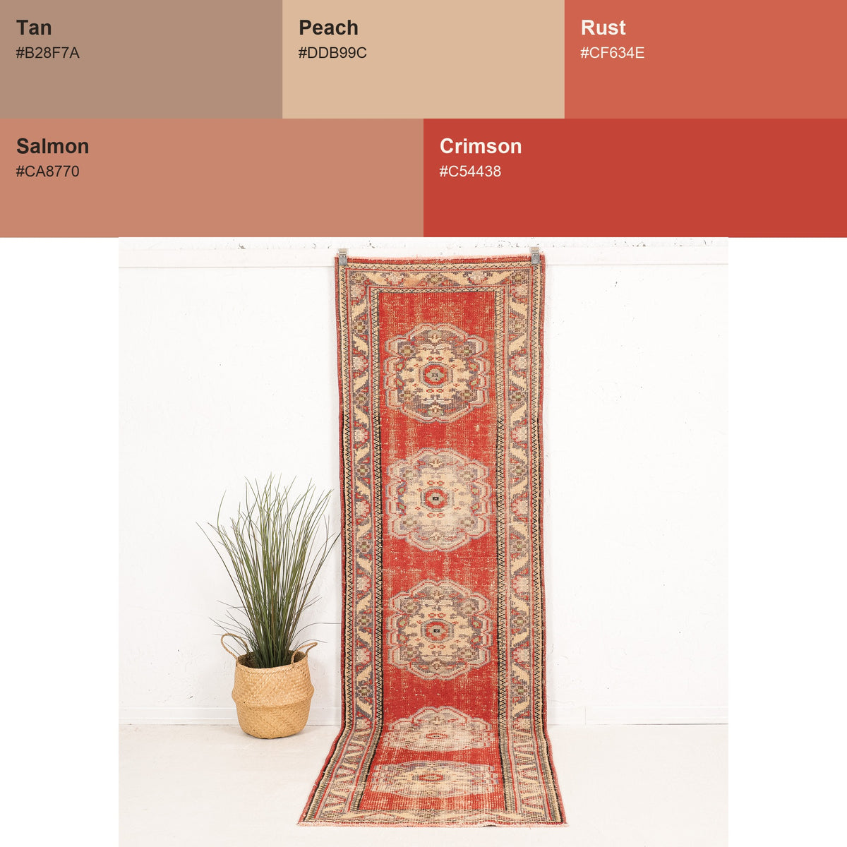 Runner Red Antique Rug