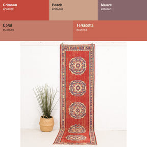 Runner Red Antique Rug