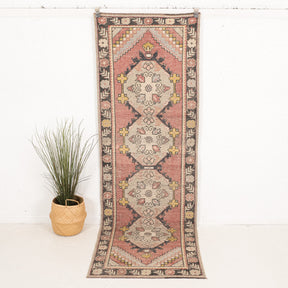 Agathena - Vintage Turkish Runner Rug