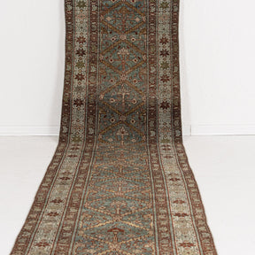 persian made 3x15 runner rug, adding character to any entryway, hallway, kitchen, office, bedroom