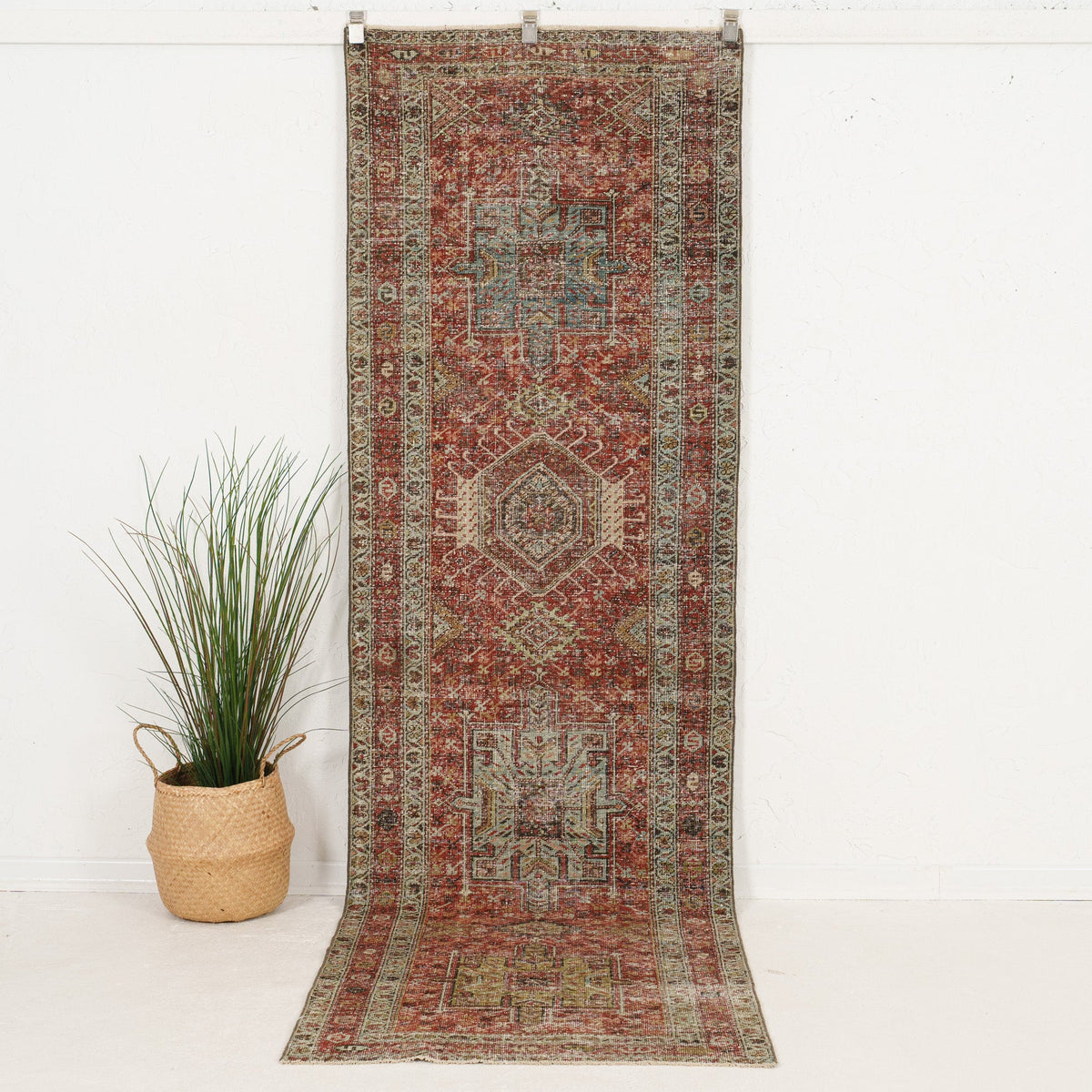 Bedrika - Vintage Persian Runner Rug
