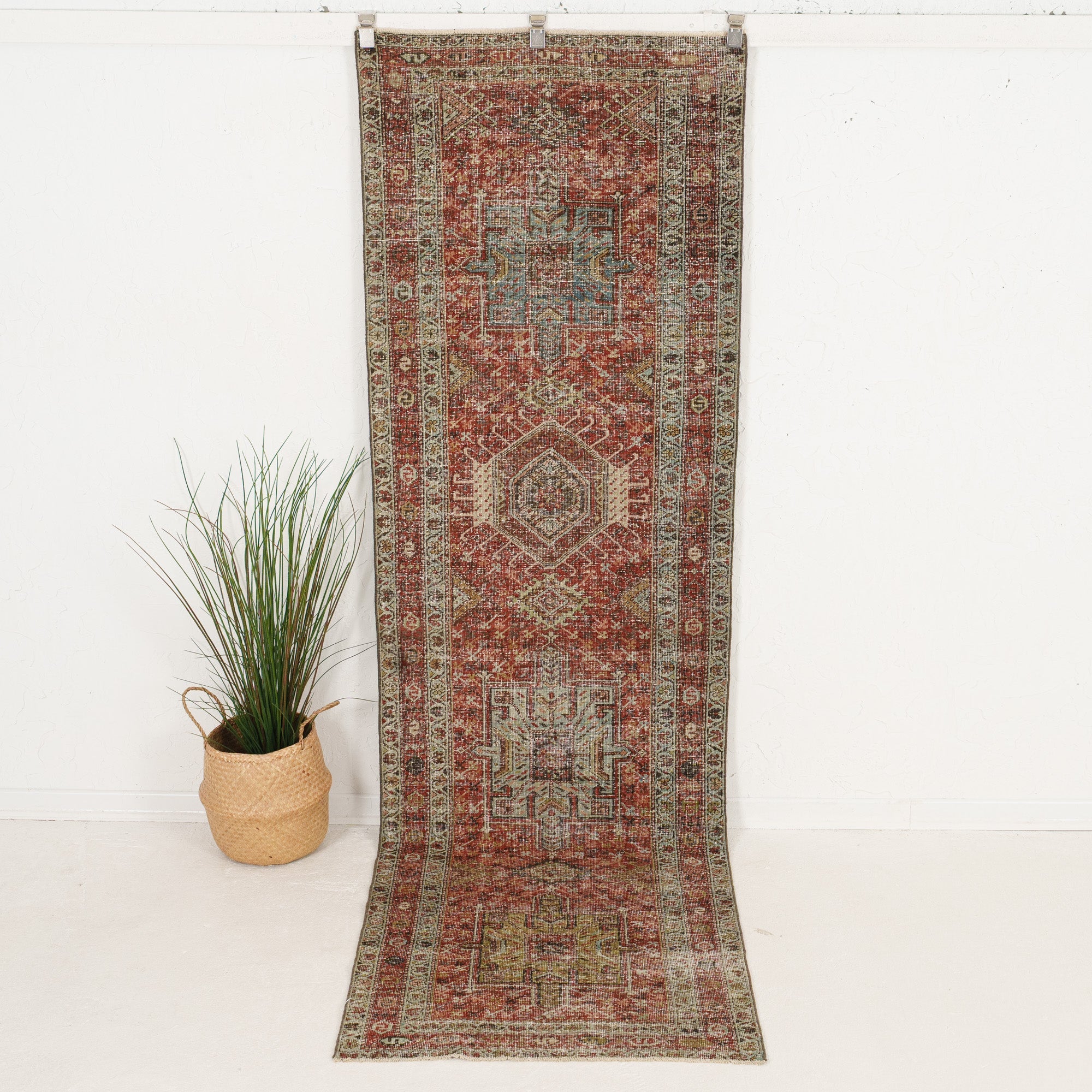 Bedrika - Vintage Persian Runner Rug