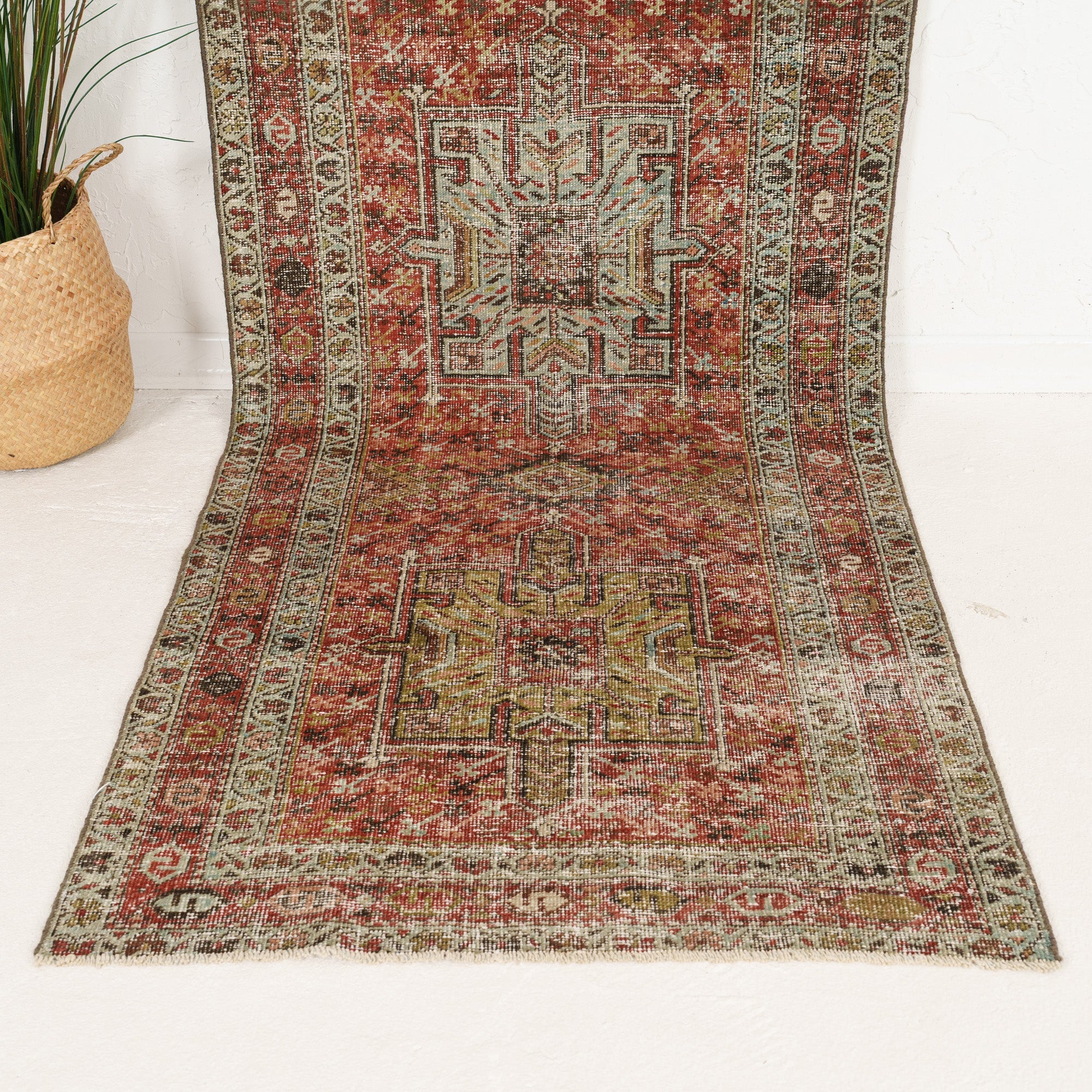 Bedrika - Vintage Persian Runner Rug