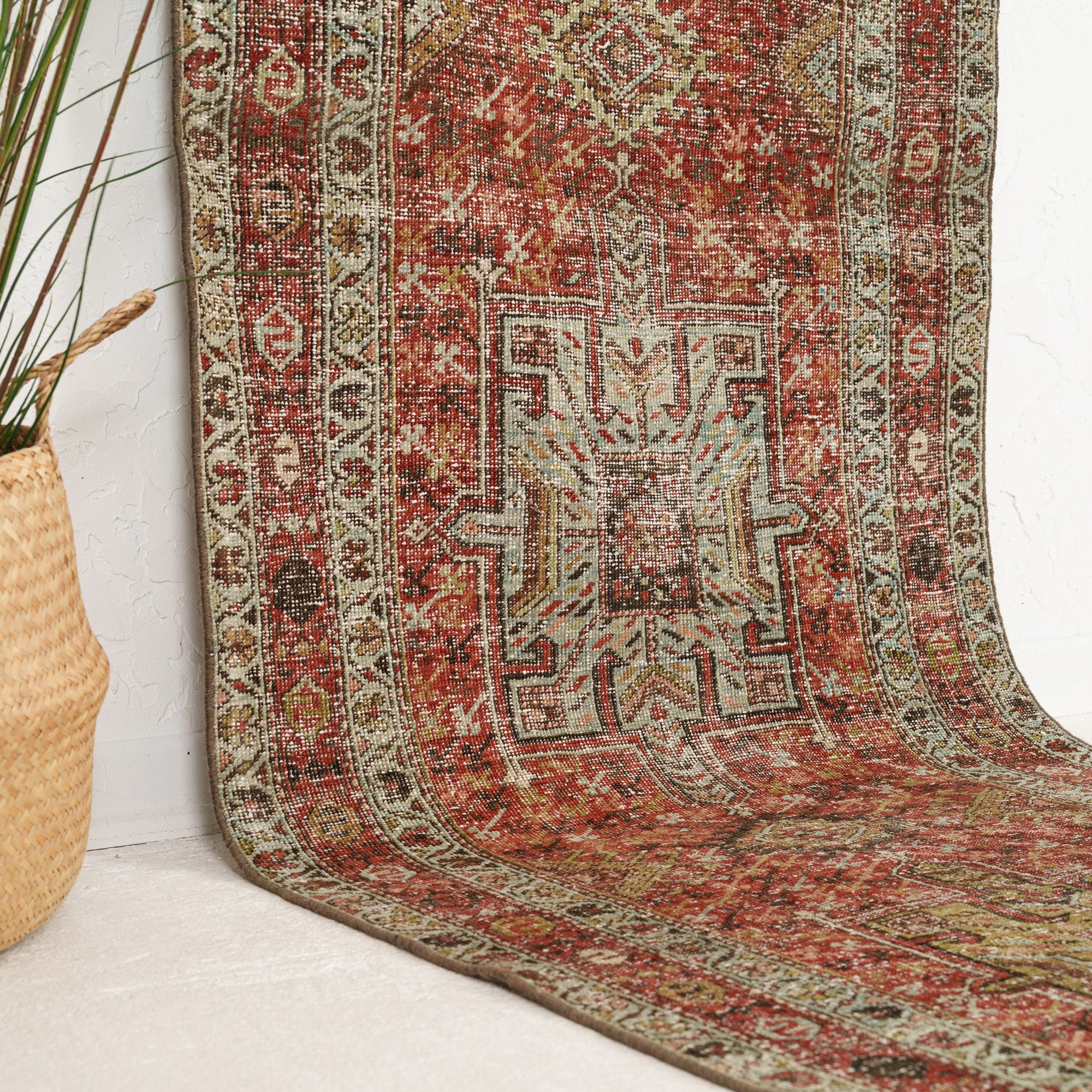 Bedrika - Vintage Persian Runner Rug