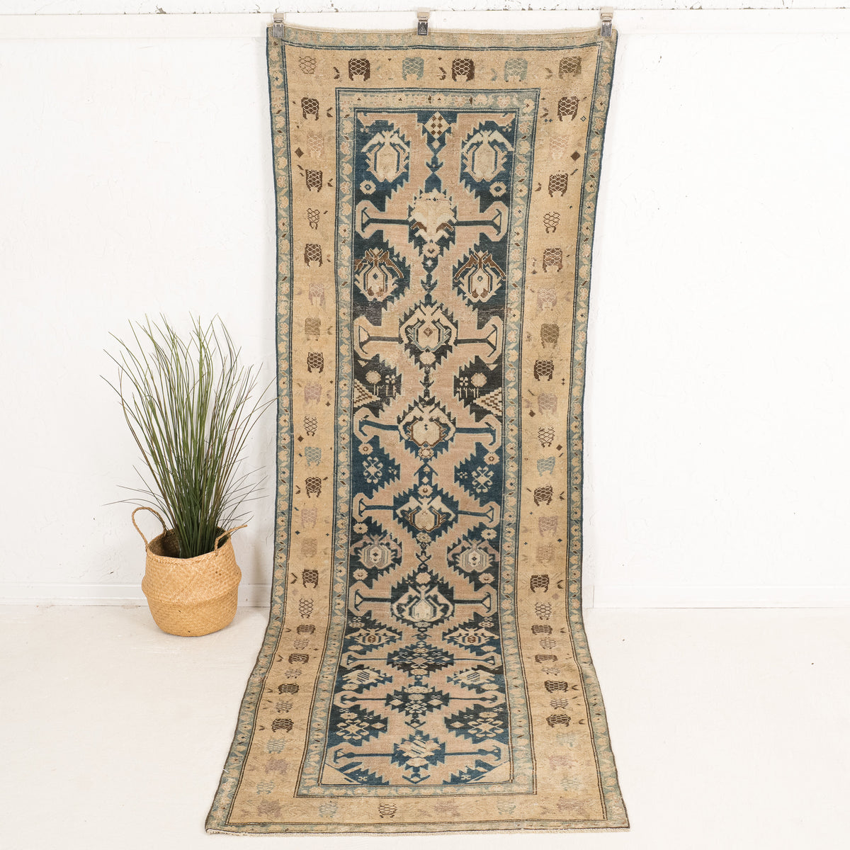 Adalberona - Vintage Persian Runner Rug