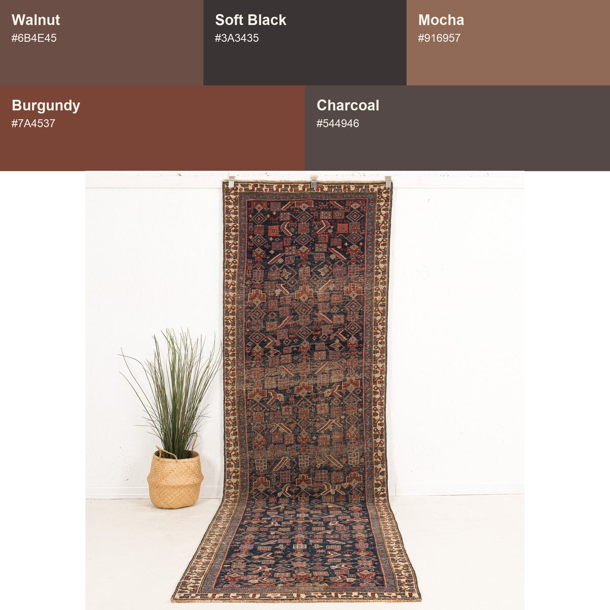 Runner Blue Antique Rug