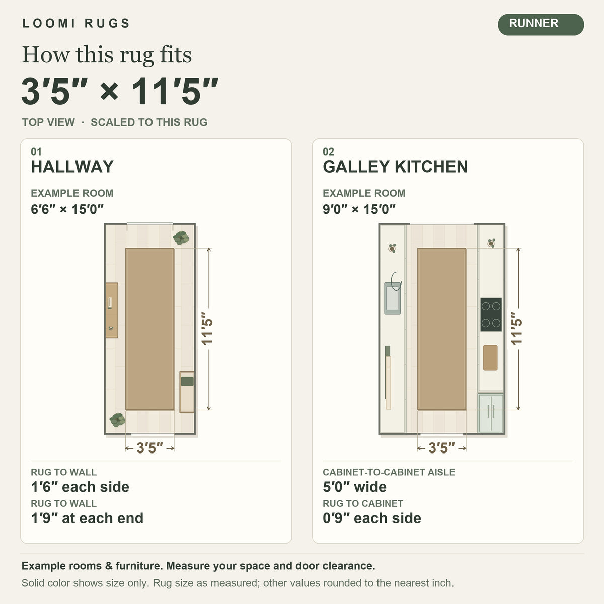 3x11 Rug Size Guide