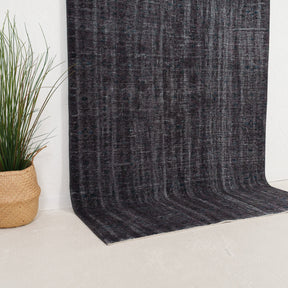 Black and  Area Wool Rug
