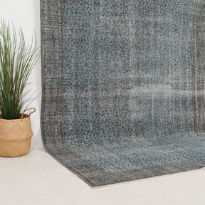 Blue and  Area Wool Rug