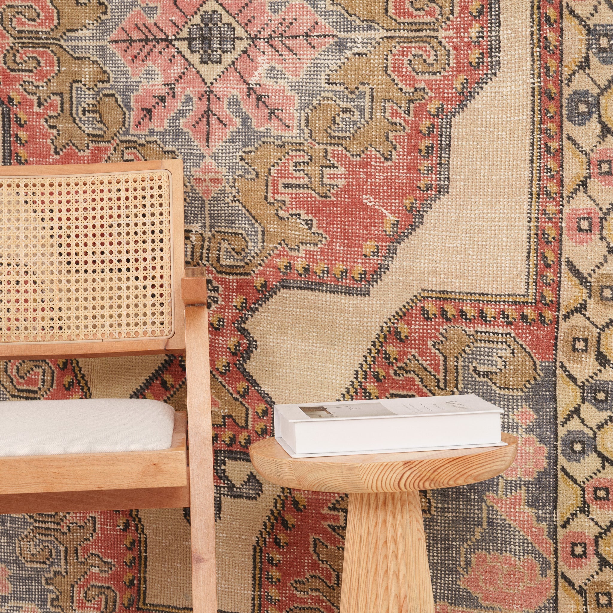 Oriental Beige Area Rug