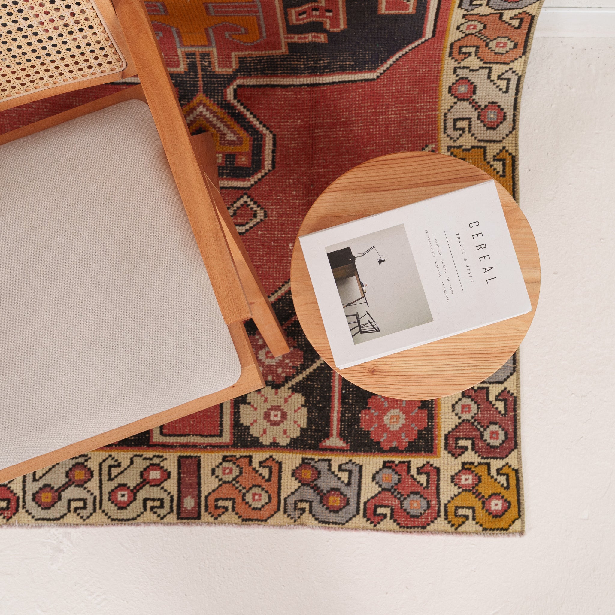 Oriental Orange Area Rug