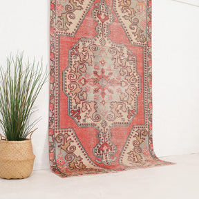 Red and Gold Area Wool Rug