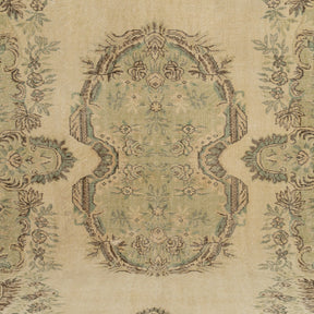 Authentic 6x10 area rug from turkish, in subtle beige tones