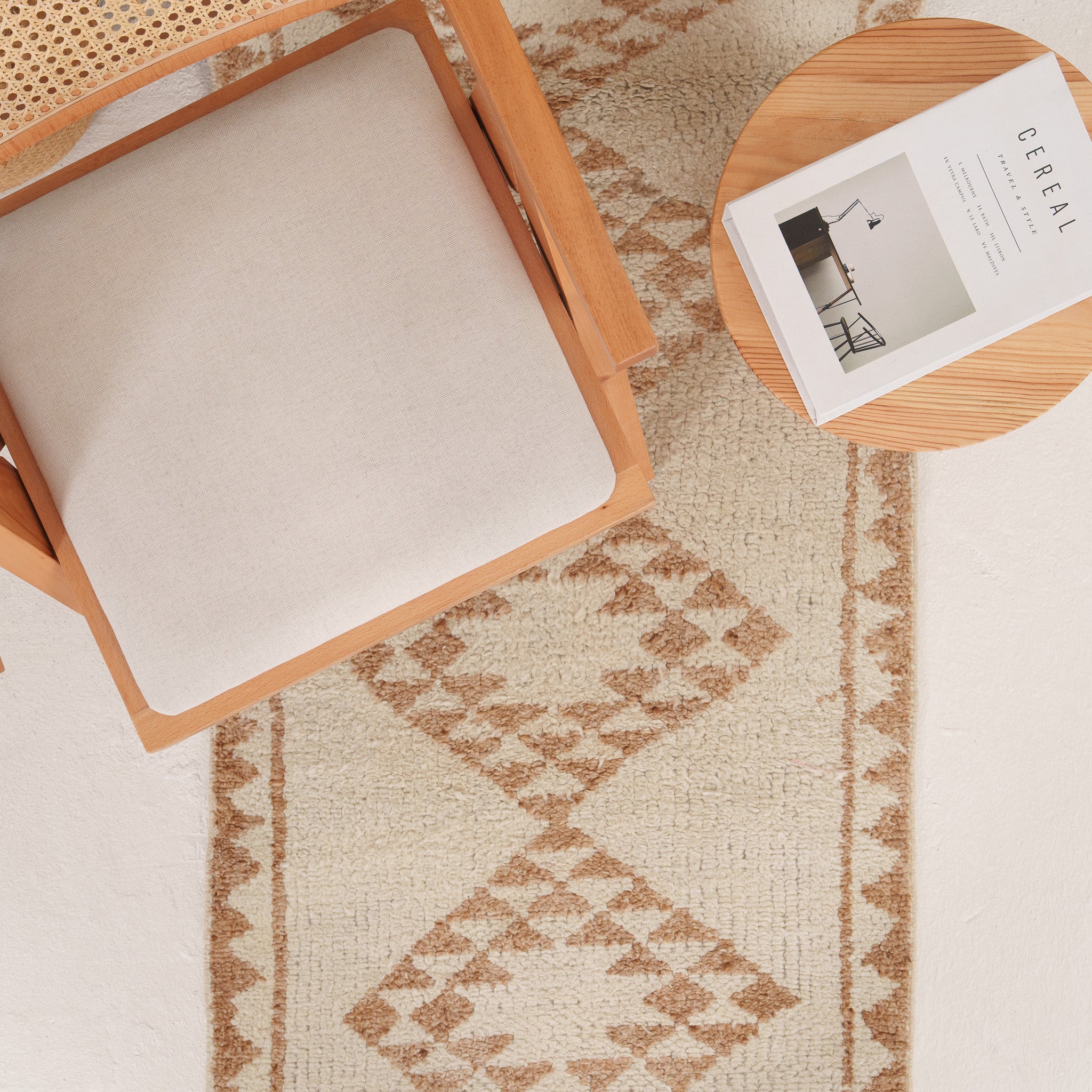 Oriental Beige Runner Rug