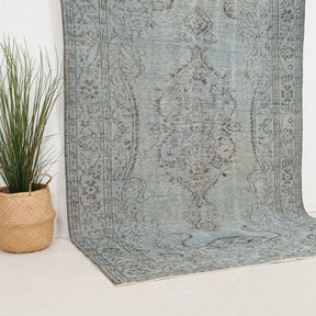 Blue and  Area Wool Rug