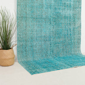 Blue and  Area Wool Rug