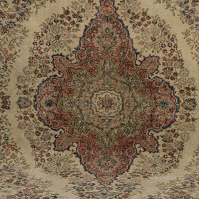 Authentic 7x10 area rug from turkish, in subtle beige tones