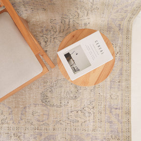 Overdyed Beige Area Rug
