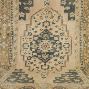 Authentic 6x10 area rug from turkish, in subtle beige tones