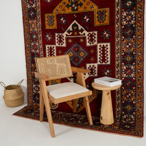 Artisan area rug from turkish, sized 6x8 for the perfect bedroom, living room look