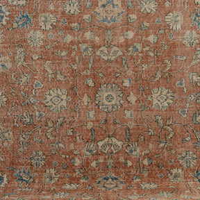 Authentic 7x10 area rug from turkish, in subtle red tones