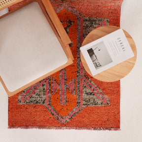 Oriental Orange Runner Rug