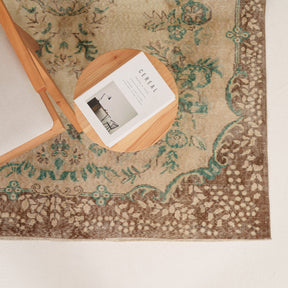 Overdyed Beige Area Rug