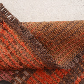 3x9 Orange Runner Rug