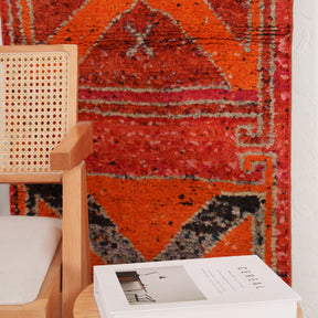Oriental Orange Area Rug
