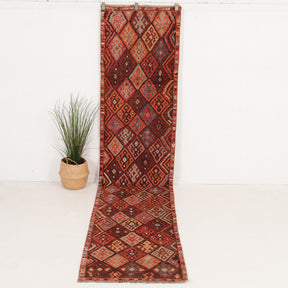 Agaria - Vintage Turkish Runner Rug